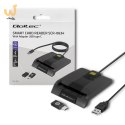 QOLTEC CZYTNIK CHIPOWYCH KART ID INTELIGENTNY | SCR-0634 | USB TYP C