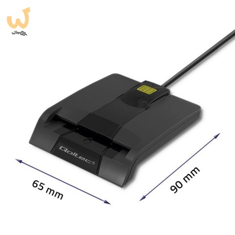 QOLTEC CZYTNIK CHIPOWYCH KART ID INTELIGENTNY | SCR-0634 | USB TYP C QOLTEC CZYTNIK CHIPOWYCH KART ID INTELIGENTNY | SCR-0634 | USB TYP C