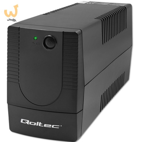 QOLTEC ZASILACZ AWARYJNY UPS LINE INTERACTIVE | MONOLITH | 1000VA | 600W QOLTEC ZASILACZ AWARYJNY UPS LINE INTERACTIVE | MONOLITH | 1000VA | 600W