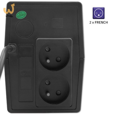 QOLTEC ZASILACZ AWARYJNY UPS LINE INTERACTIVE | MONOLITH | 1000VA | 600W QOLTEC ZASILACZ AWARYJNY UPS LINE INTERACTIVE | MONOLITH | 1000VA | 600W