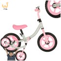 Rowerek biegowy Trike Fix Balance ultra lekki 1,8kg szary różowy