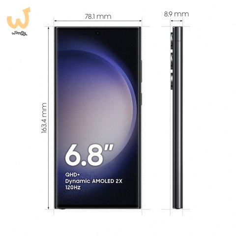 Smartfon Samsung Galaxy S23 Ultra (S918) 8/256GB 6,8" Dynamic AMOLED 2X 3088x1440 5000mAh Dual SIM 5G Phantom Black Smartfon Samsung Galaxy S23 Ultra (S918) 8/256GB 6,8" Dynamic AMOLED 2X 3088x1440 5000mAh Dual SIM 5G Phantom Black