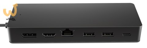 Stacja dokująca HP USB-C Universal Multiport Hub czarna 50H98AA Stacja dokująca HP USB-C Universal Multiport Hub czarna 50H98AA