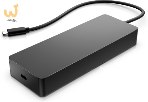 Stacja dokująca HP USB-C Universal Multiport Hub czarna 50H98AA Stacja dokująca HP USB-C Universal Multiport Hub czarna 50H98AA