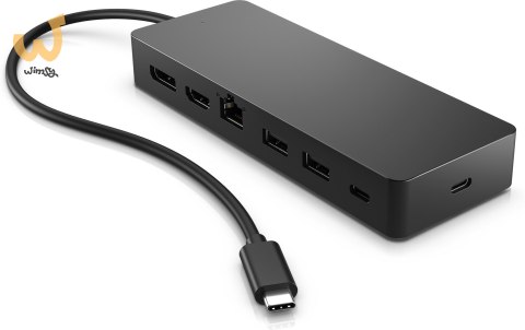 Stacja dokująca HP USB-C Universal Multiport Hub czarna 50H98AA Stacja dokująca HP USB-C Universal Multiport Hub czarna 50H98AA