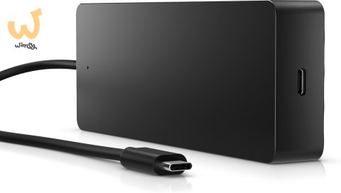 Stacja dokująca HP USB-C Universal Multiport Hub czarna 50H98AA Stacja dokująca HP USB-C Universal Multiport Hub czarna 50H98AA