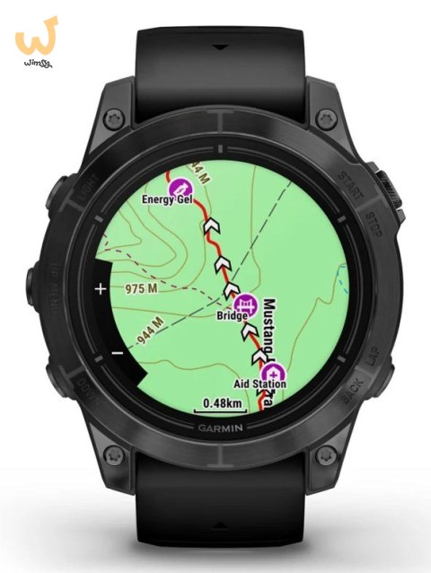 Zegarek sportowy Garmin EPIX PRO g2 47mm Slate Gray Black / Black Band Zegarek sportowy Garmin EPIX PRO g2 47mm Slate Gray Black / Black Band