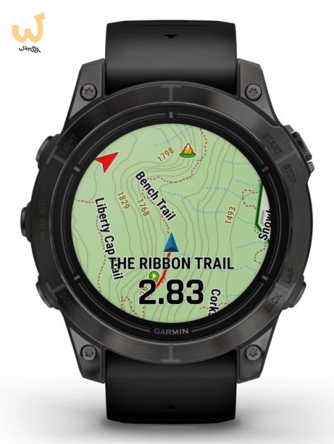 Zegarek sportowy Garmin EPIX PRO g2 47mm Slate Gray Black / Black Band Zegarek sportowy Garmin EPIX PRO g2 47mm Slate Gray Black / Black Band