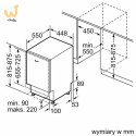 Zmywarka do zabudowy SIEMENS SR63HX74ME