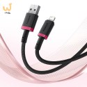 Kabel Baseus Dura 2.4A 1m (czerwono-czarny)
