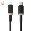 Kabel Baseus Dura Typ C 20W 1m (czarno-złoty)