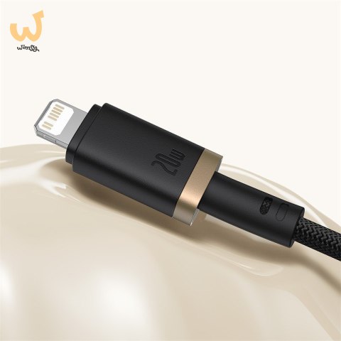 Kabel Baseus Dura Typ C 20W 1m (czarno-złoty) Kabel Baseus Dura Typ C 20W 1m (czarno-złoty)