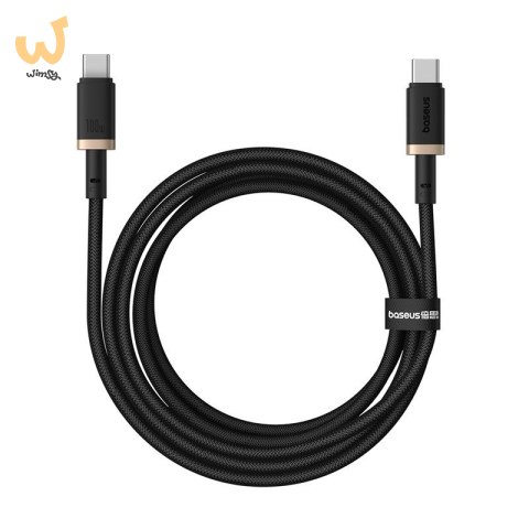 Kabel Baseus Dura Typ C-Typ C 100W 2m (czarno-złoty) Kabel Baseus Dura Typ C-Typ C 100W 2m (czarno-złoty)