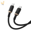 Kabel Baseus Dura Typ C-Typ C 100W 2m (czarno-złoty)