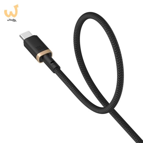 Kabel Baseus Dura Typ C-Typ C 100W 2m (czarno-złoty) Kabel Baseus Dura Typ C-Typ C 100W 2m (czarno-złoty)