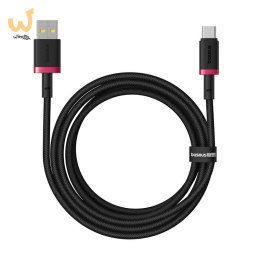 Kabel Baseus Dura USB-Typ C 60W 1m (czerwono-czarny)