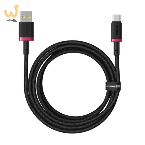 Kabel Baseus Dura USB-Typ C 60W 1m (czerwono-czarny) Kabel Baseus Dura USB-Typ C 60W 1m (czerwono-czarny)