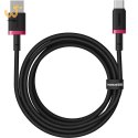 Kabel Baseus Dura USB-Typ C 60W 1m (czerwono-czarny)