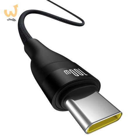 Kabel Baseus Flash 2 USB-USB C 100w 2m (czarny) Kabel Baseus Flash 2 USB-USB C 100w 2m (czarny)