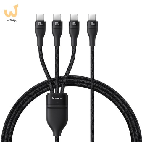 Kabel Baseus Flash Series 3 100W 1,5m (czarny) Kabel Baseus Flash Series 3 100W 1,5m (czarny)