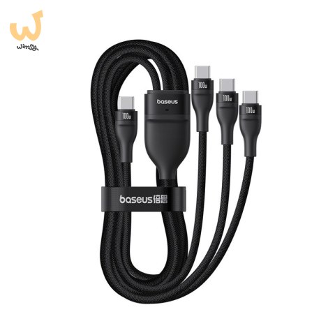 Kabel Baseus Flash Series 3 100W 1,5m (czarny) Kabel Baseus Flash Series 3 100W 1,5m (czarny)