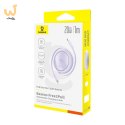 Kabel Baseus Free2Pull 20W 1m (fioletowy)