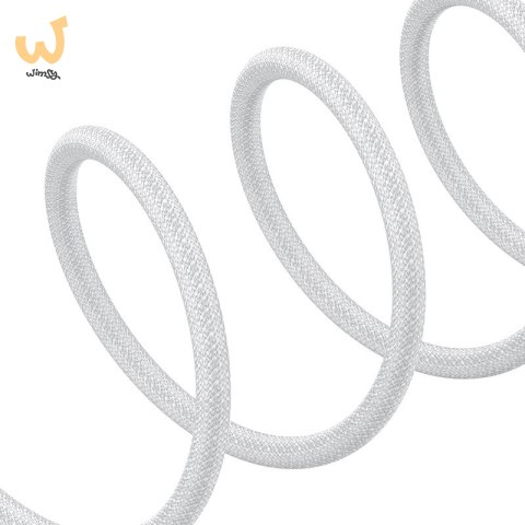 Kabel Baseus Gem 2.4A 1m (biały) Kabel Baseus Gem 2.4A 1m (biały)