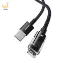 Kabel Baseus Gem Typ C 2.4A 1m (czarny)
