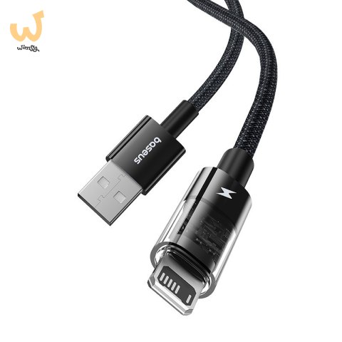 Kabel Baseus Gem Typ C 2.4A 1m (czarny) Kabel Baseus Gem Typ C 2.4A 1m (czarny)