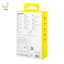 Kabel Baseus Gem Typ C-Typ C 100W 2m (biały)