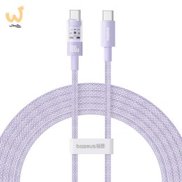 Kabel Baseus Gem Typ C-Typc C 100W 2m (fioletowy)