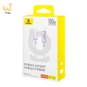 Kabel Baseus Gem Typ C-Typc C 100W 2m (fioletowy)