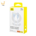 Kabel Baseus Gem USB-USB C 100W 1m (niebieski)