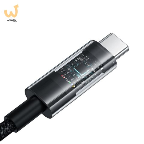 Kabel Baseus Gem USB-USB C 100W 2m (czarny) Kabel Baseus Gem USB-USB C 100W 2m (czarny)