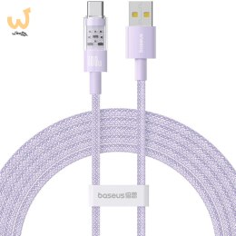 Kabel Baseus Gem USB-USB C 100W 2m (fioletowy)