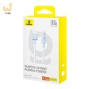Kabel Baseus Gem USB-USB C 100W 2m (niebieski)