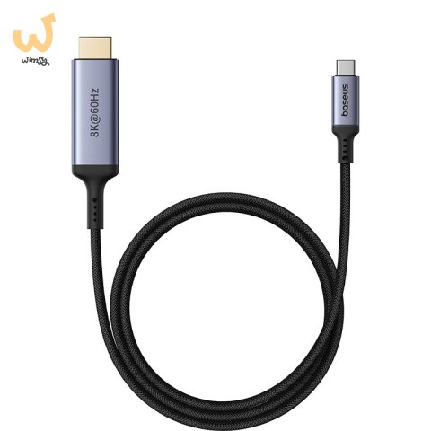 Kabel Baseus High Definition USB C-HDMI 8K 1,5m (czarny) Kabel Baseus High Definition USB C-HDMI 8K 1,5m (czarny)