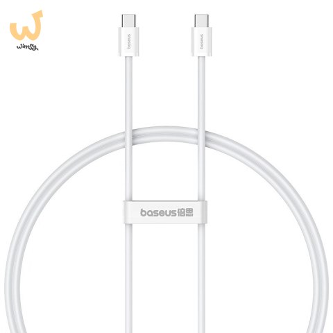 Kabel Baseus Superior Typ C-Typ C 30W 1m (biały) Kabel Baseus Superior Typ C-Typ C 30W 1m (biały)