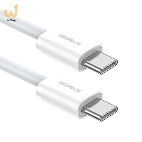 Kabel Baseus Superior Typ C-Typ C 30W 1m (biały) Kabel Baseus Superior Typ C-Typ C 30W 1m (biały)