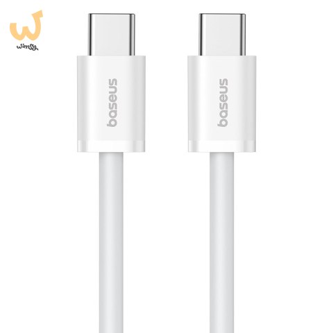 Kabel Baseus Superior Typ C-Typ C 30W 2m (biały) Kabel Baseus Superior Typ C-Typ C 30W 2m (biały)