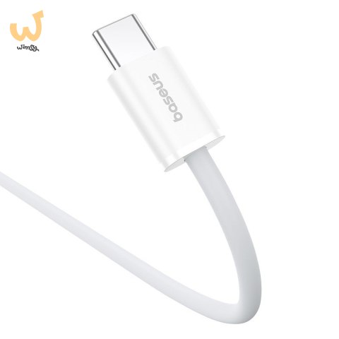 Kabel Baseus Superior Typ C-Typ C 30W 2m (biały) Kabel Baseus Superior Typ C-Typ C 30W 2m (biały)