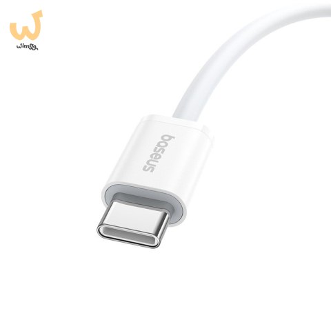 Kabel Baseus Superior Typ C-Typ C 30W 2m (biały) Kabel Baseus Superior Typ C-Typ C 30W 2m (biały)