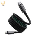 Kabel Baseus Tungsten magnetyczny USB C-USB C 100W 1m (czarny)