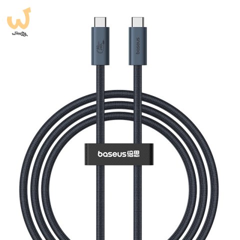 Kabel Baseus Typ C-Typ C 240W 1m (czarny) Kabel Baseus Typ C-Typ C 240W 1m (czarny)