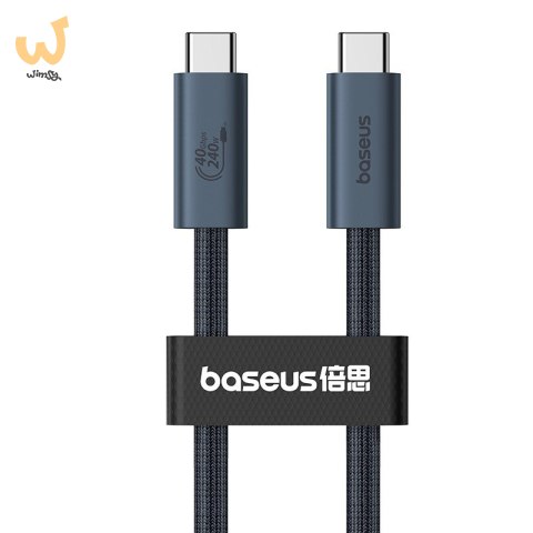 Kabel Baseus Typ C-Typ C 240W 1m (czarny) Kabel Baseus Typ C-Typ C 240W 1m (czarny)