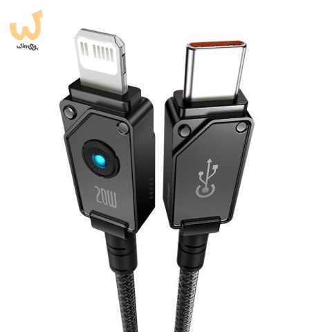 Kabel Baseus Unbreakable USB C-IP 20W 2m (czarny) Kabel Baseus Unbreakable USB C-IP 20W 2m (czarny)
