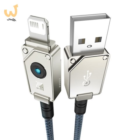 Kabel Baseus Unbreakable USB-IP 2.4A 1m (biały) Kabel Baseus Unbreakable USB-IP 2.4A 1m (biały)