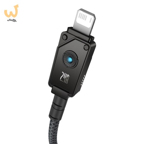 Kabel Baseus Unbreakable USB-IP 2.4A 1m (czarny) Kabel Baseus Unbreakable USB-IP 2.4A 1m (czarny)