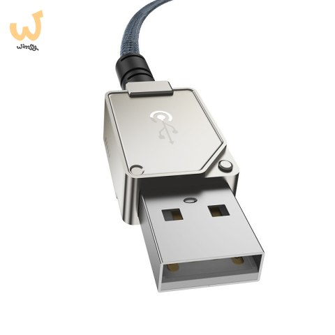 Kabel Baseus Unbreakable USB-IP 2.4A 2m (biały) Kabel Baseus Unbreakable USB-IP 2.4A 2m (biały)