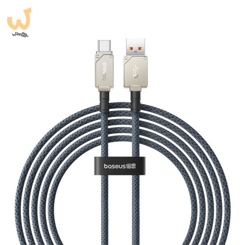 Kabel Baseus Unbreakable USB-USB C 100W 2m (biały) Kabel Baseus Unbreakable USB-USB C 100W 2m (biały)